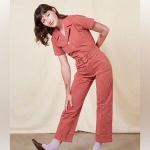 Big Bud Press Short Sleeve Jumpsuit - Clay